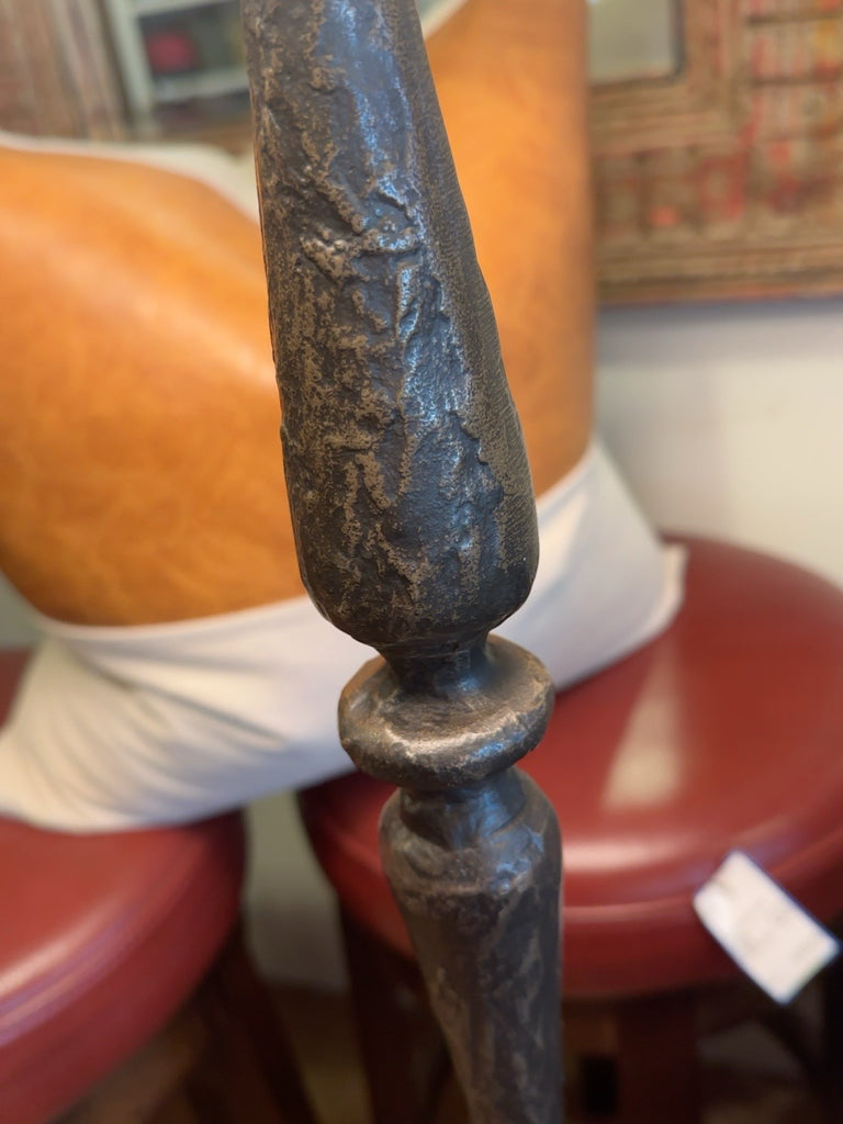 Traditional Distressed Metal Floor Lamp