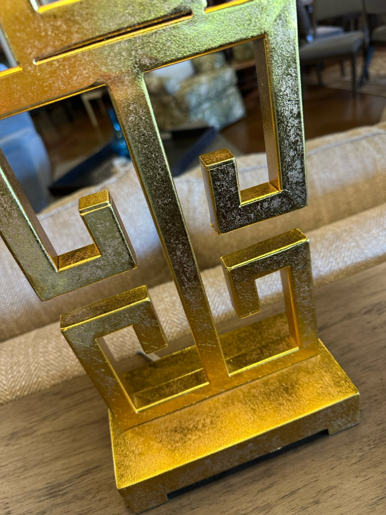 Lamp|28.75"H|Safavie Creek Key Style|Antique Gold