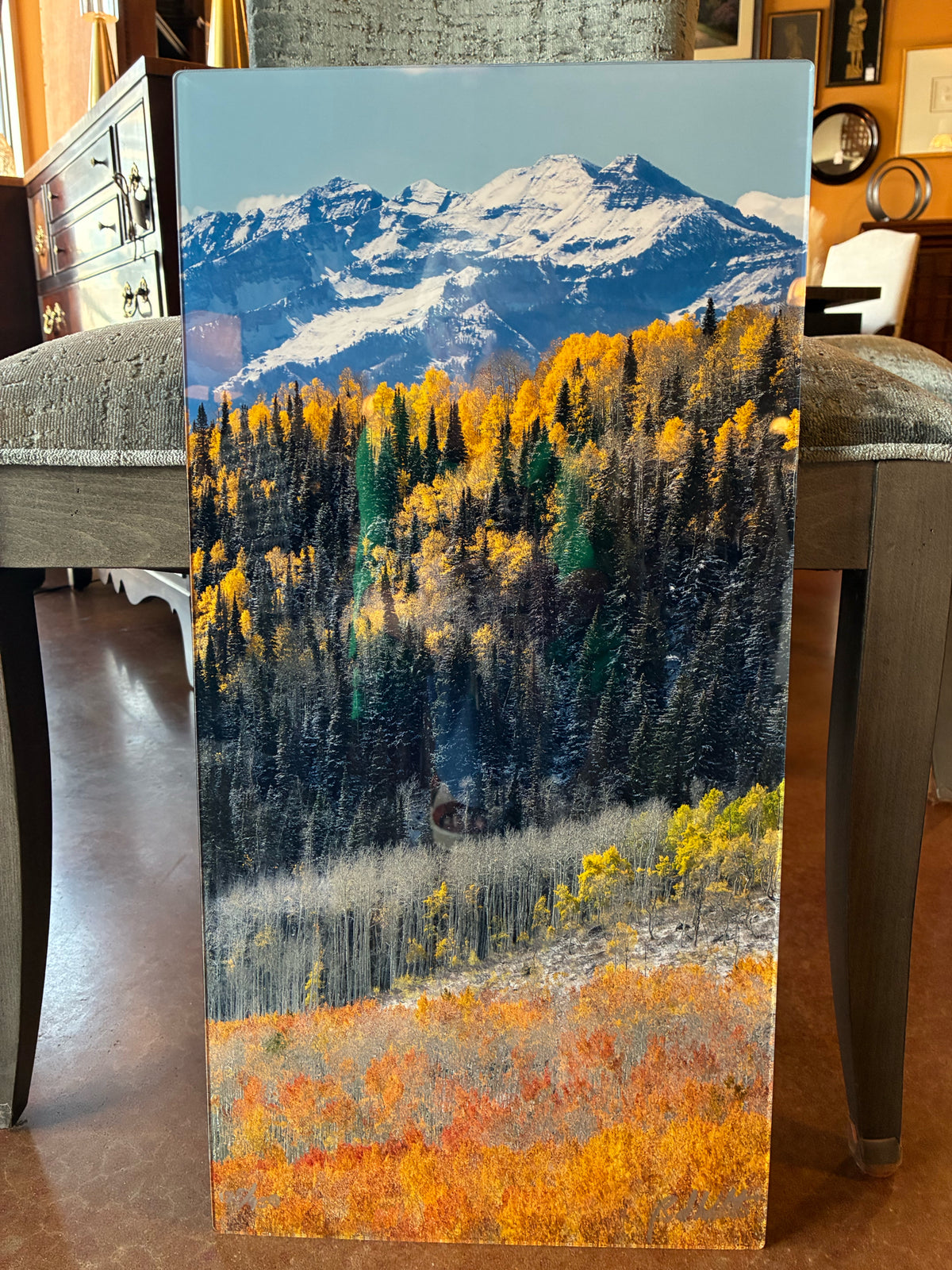 Bret Webster Signed Limited-Edition Alpine Landscape