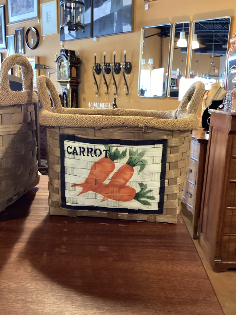 Hand-Painted Farmhouse Market Baskets