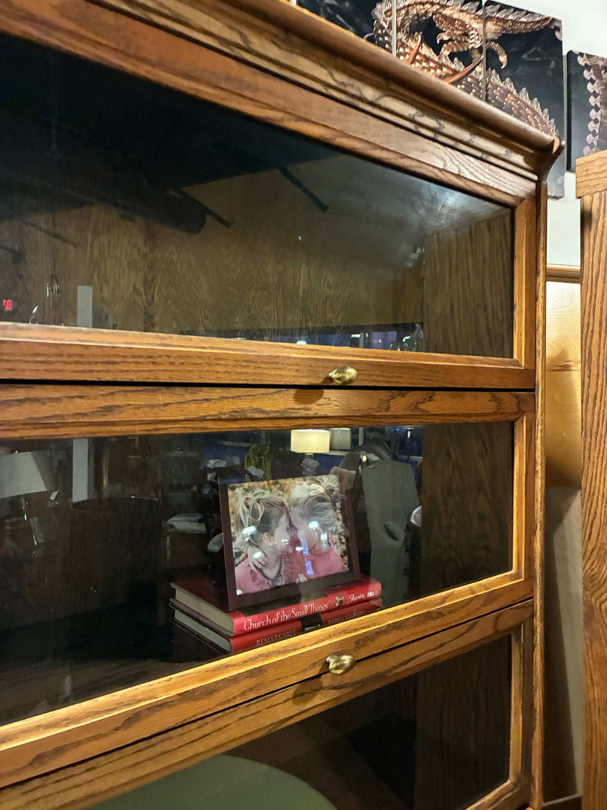 Traditional Oak Barrister Bookcase