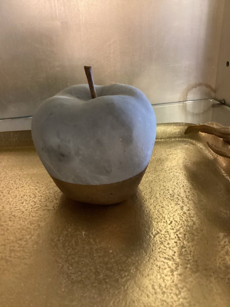 Cement Apple Sculpture