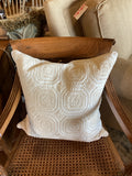 Pillow Cream/Tan w/ Raised Pattern