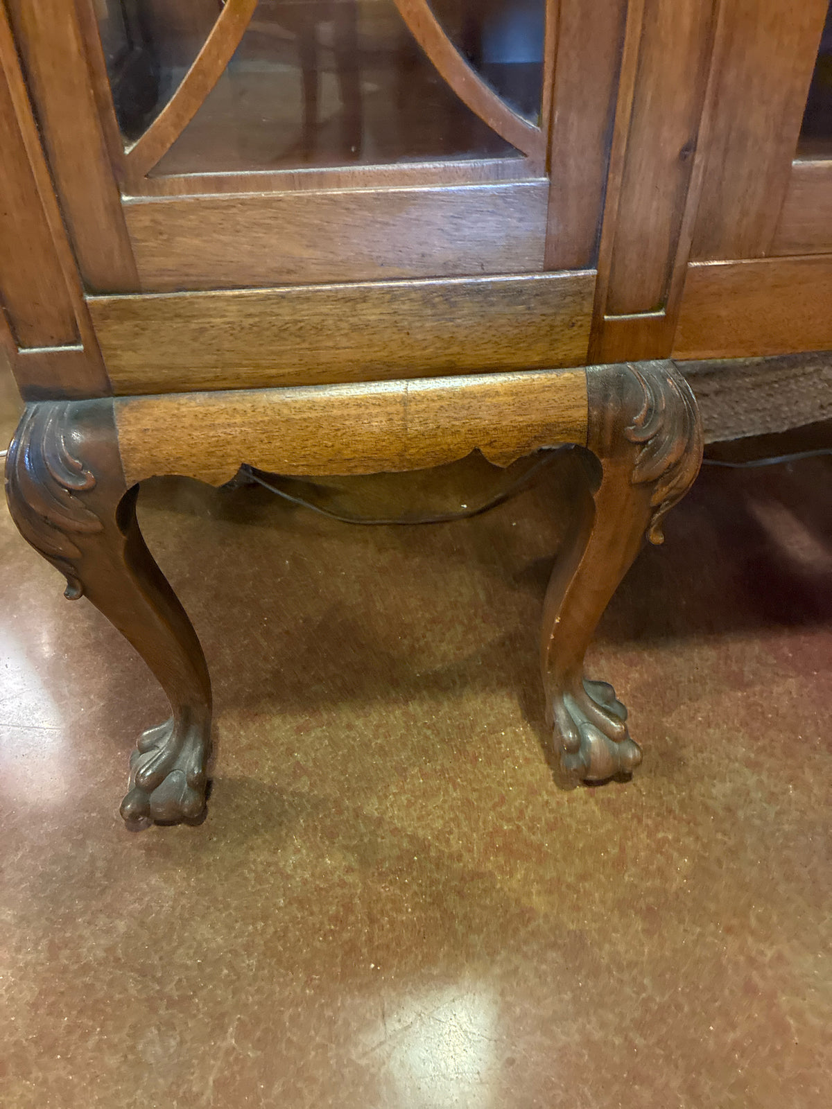 Antique BANTA Display Cabinet |Early 1900's 47.5Lx64.25Hx17.75D