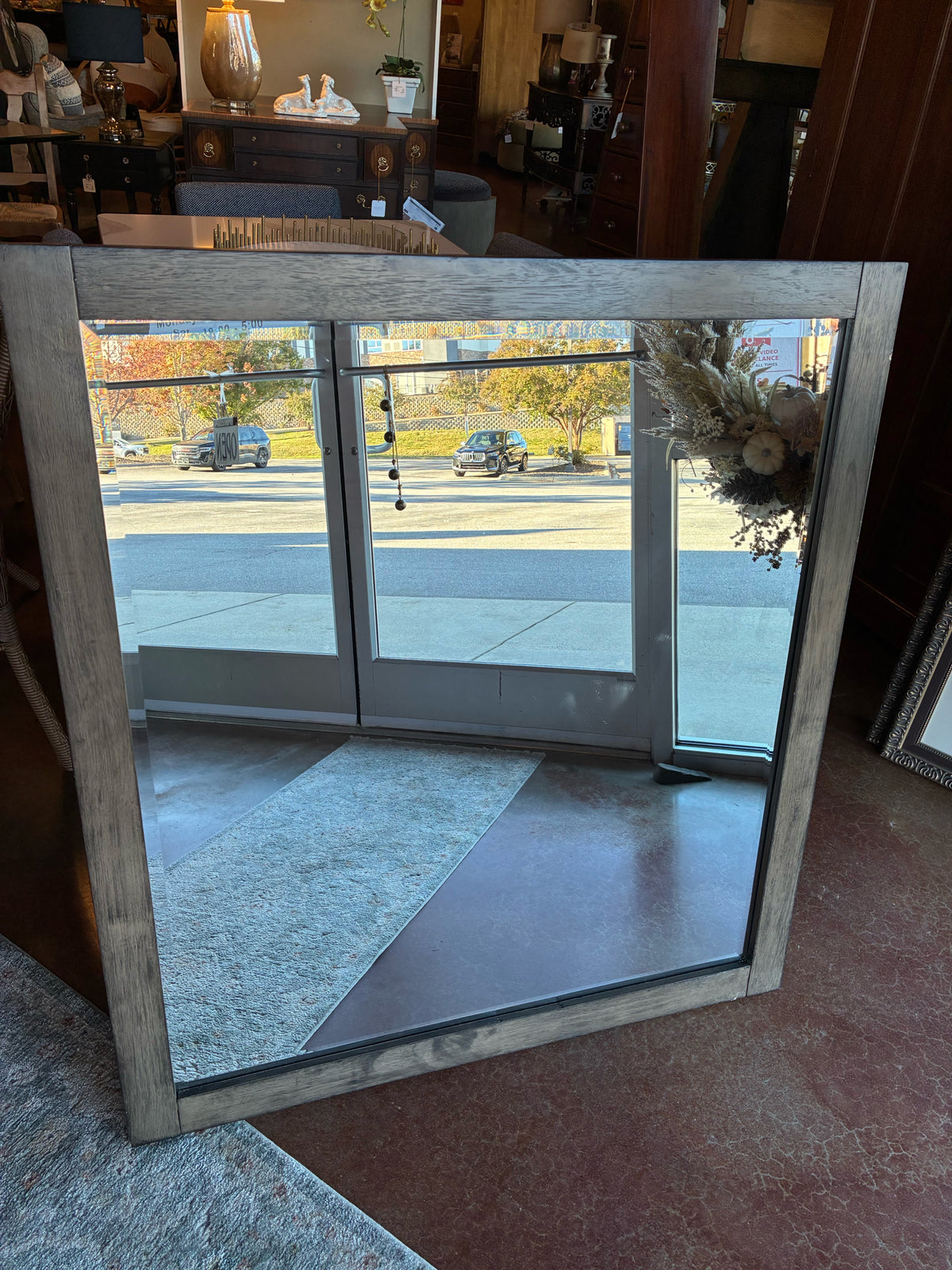 Modern Loft Beveled Wall Mirror