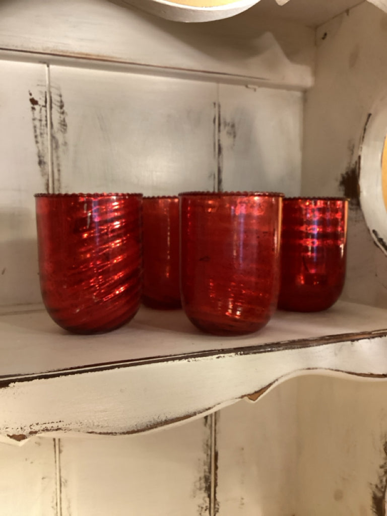 Red Mercury Style Glasses