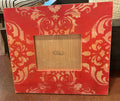 LOLA BLUE Oversized Red & Gold Damask Picture Frame