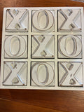 Decorative Wood Tic-Tac-Toe Set