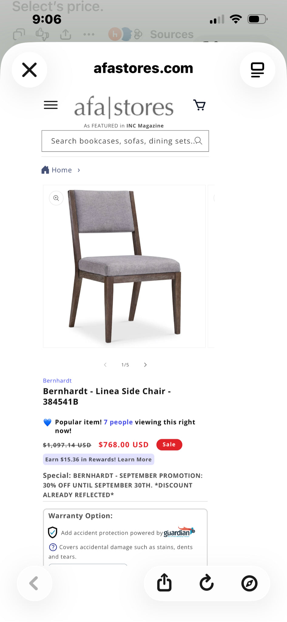 Linea Dining Chairs-PAIR