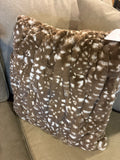 Faux Fawn Fur Pillow