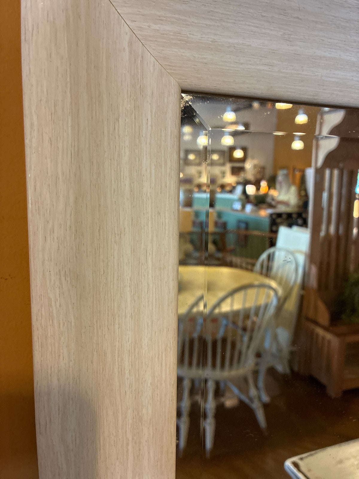 Mirror Sm White 25x22