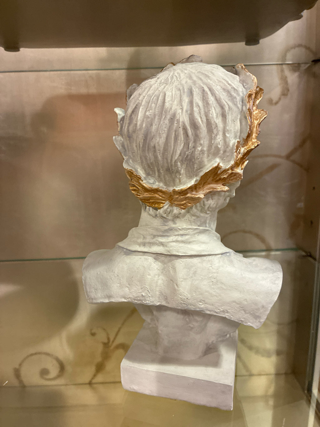 Roman-Style Atticus bust with Laurel Wreath