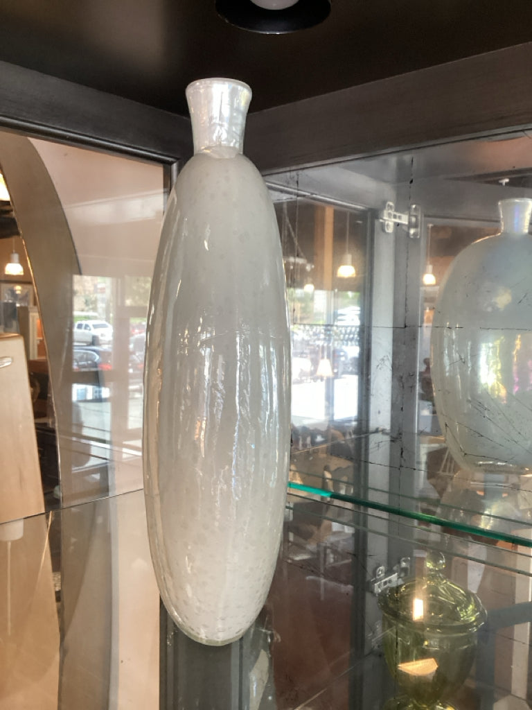 Vase | Glass Art Hand-blown |  Iridescent