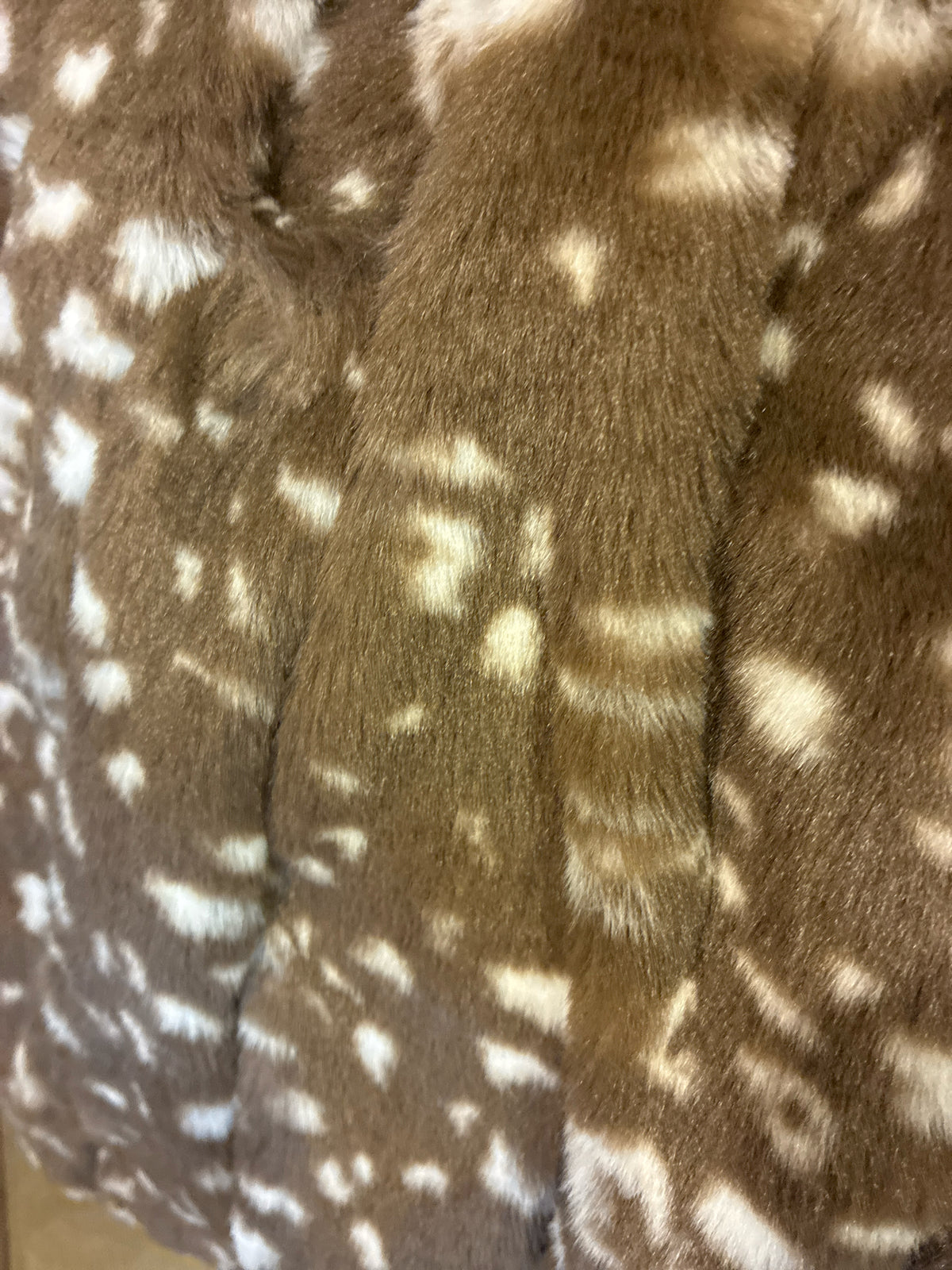Faux Fawn Fur Pillow