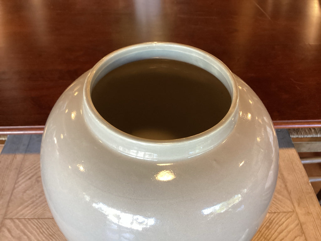 Apropos Large Celadon Ceramic Ginger Jar