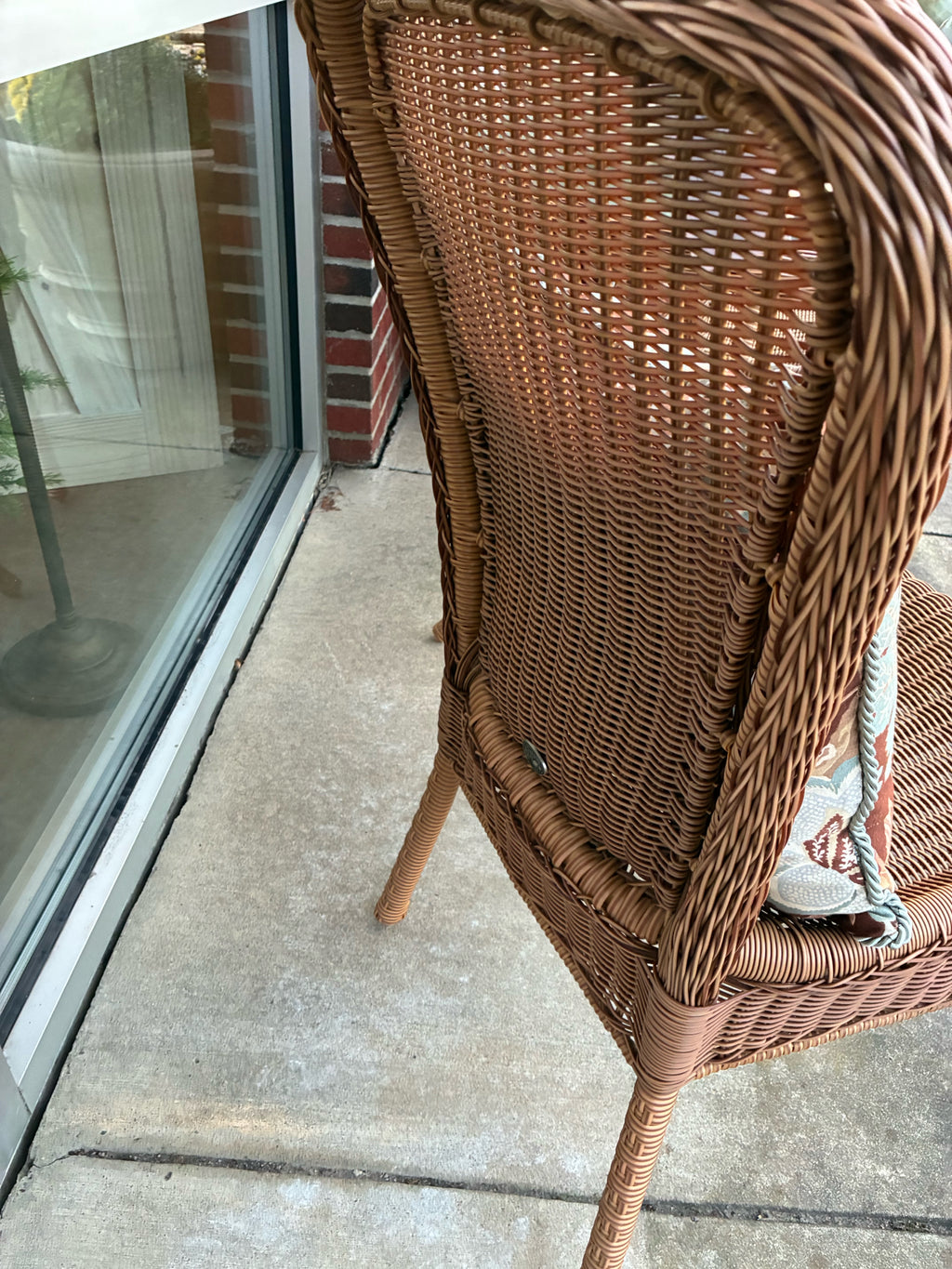 Three-Piece Wicker Bistro Set