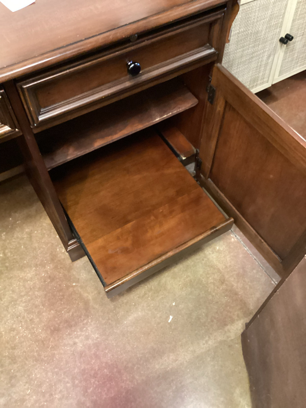 Hooker Furniture Executive Desk with Power & Storage