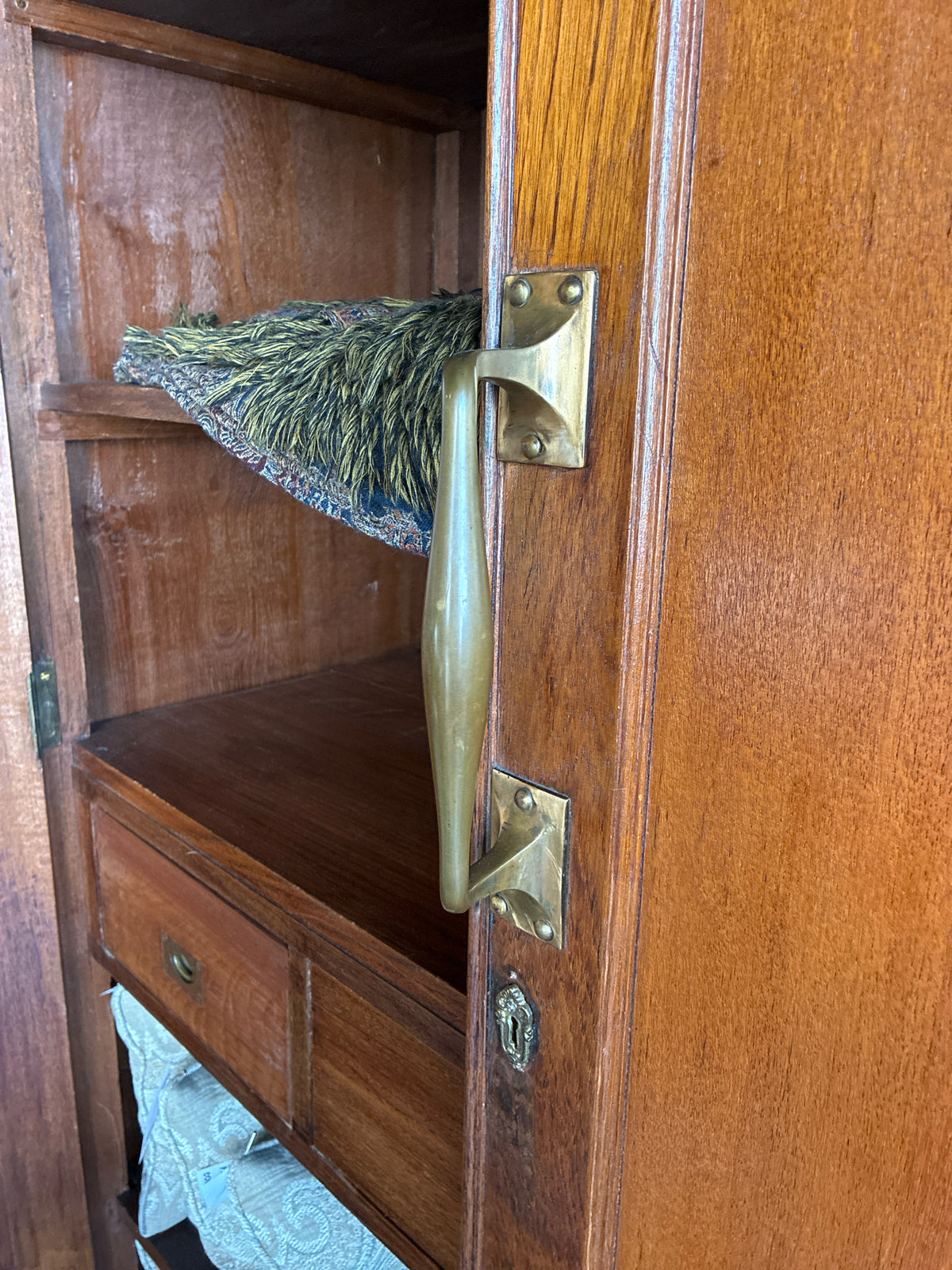Beautiful Solid Wood Walnut Armoire - A Unicorn!
